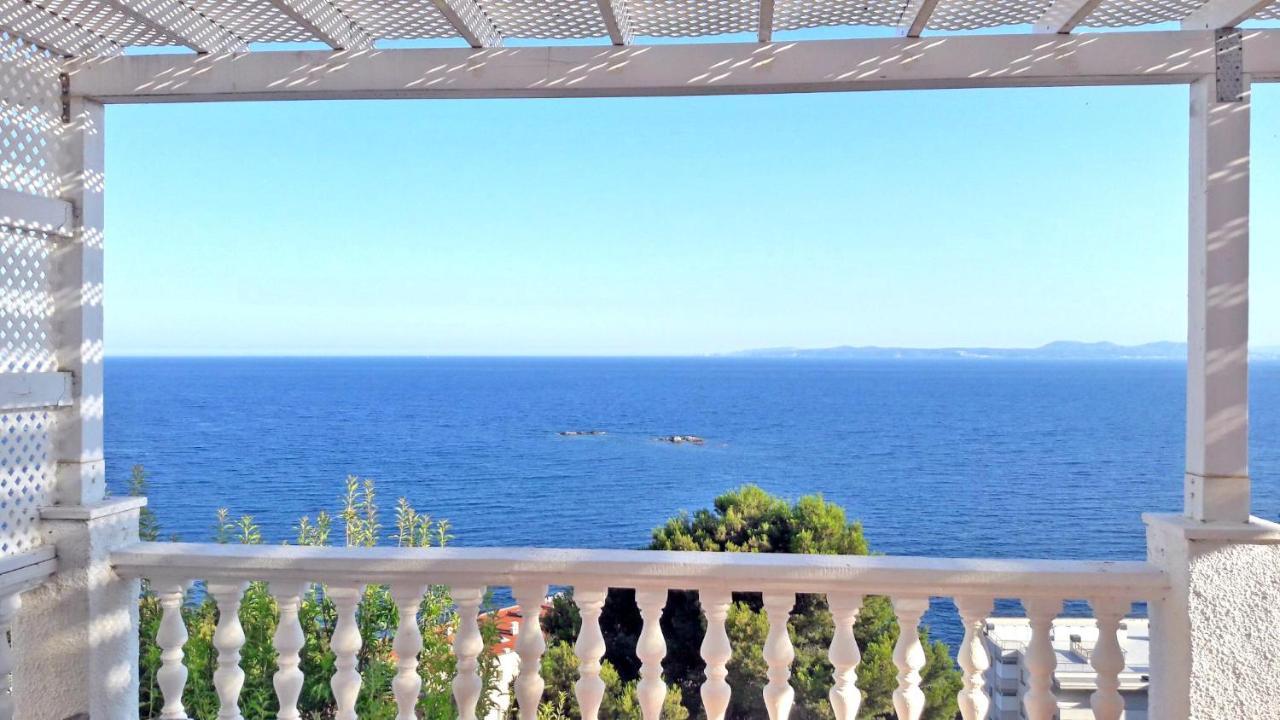 Amazing Seaview Apartment With Terrace & Parking - Casa Artevida Roses Eksteriør bilde