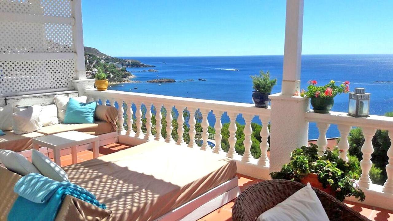 Amazing Seaview Apartment With Terrace & Parking - Casa Artevida Roses Eksteriør bilde
