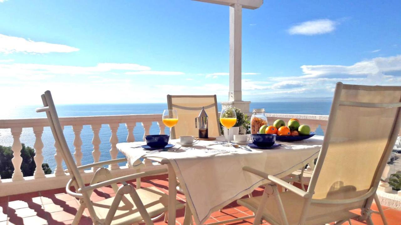 Amazing Seaview Apartment With Terrace & Parking - Casa Artevida Roses Eksteriør bilde